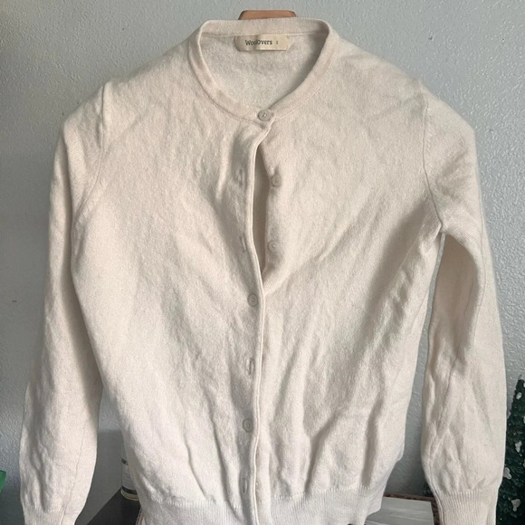 Woolovers Cream Cardigan - Picture 1 of 5